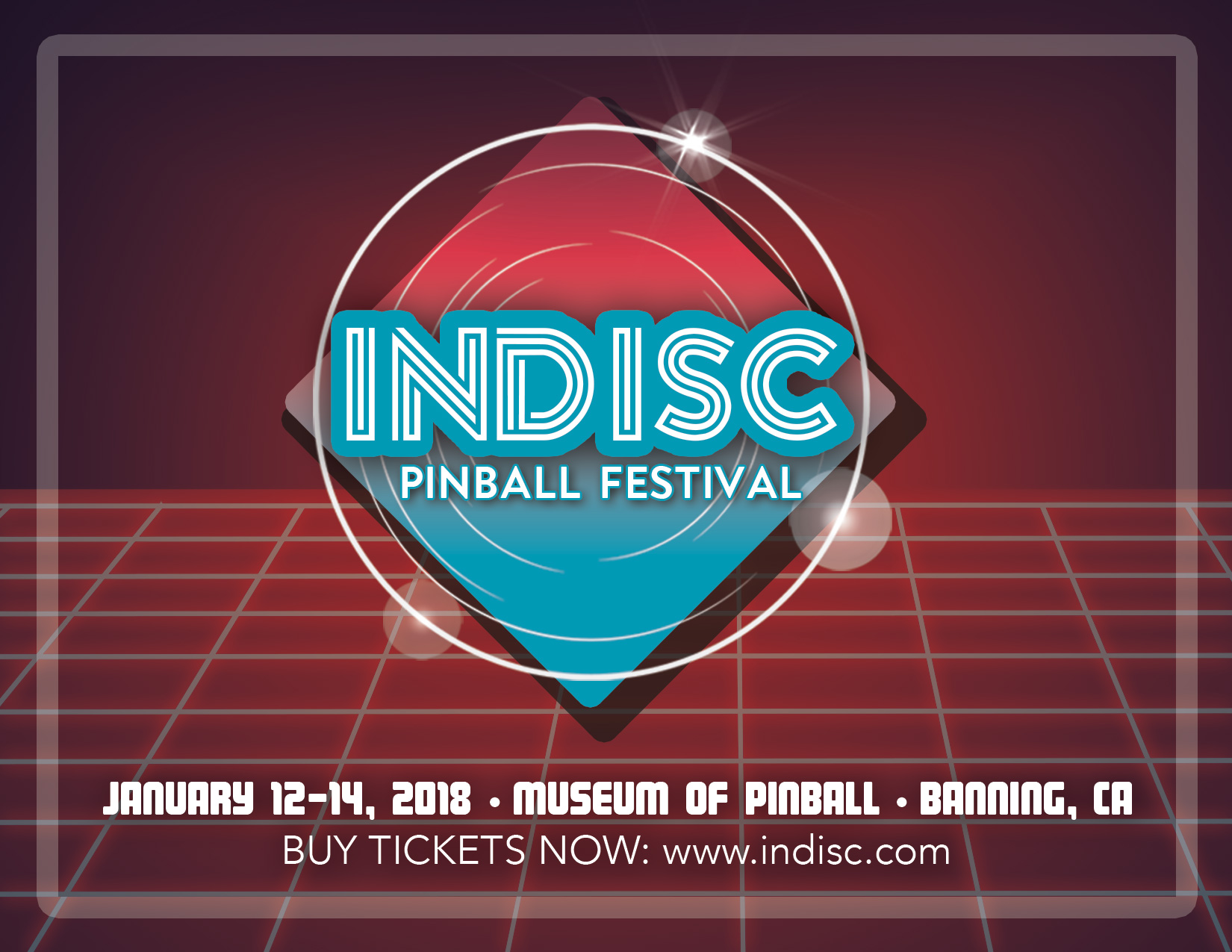 INDISC Pinball Festival January 1214, 2018 Museum of Pinball